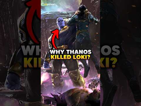 Why Did Thanos only Choose to kill Loki? #thanos #loki