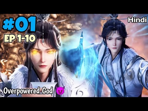 One Hundred Thousand years of Qi Refining Episode 1-10  in hindi || Young Boy Accidentally Become