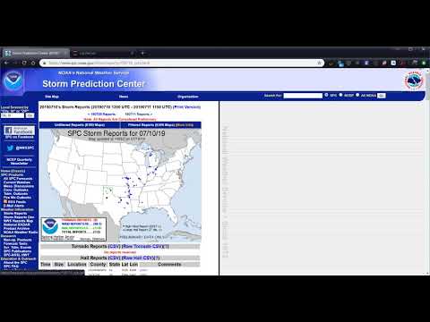 MetPy Mondays #92 - Geocoding and SPC Storm Report Maps
