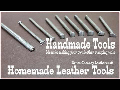 Handmade Tools - Homemade Tools - Leather Tools - Leathercraft Tutorial - Leather Working Tools Video