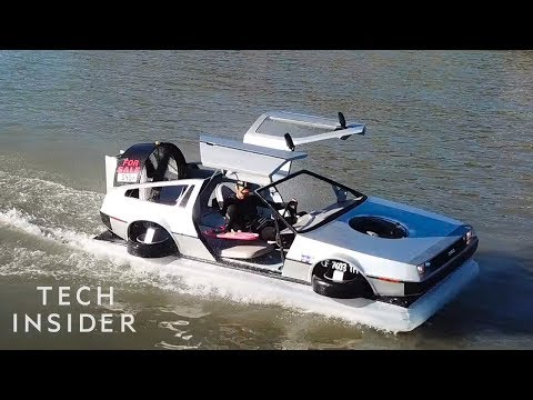 DeLorean Hovercraft Is Perfect For 'Back To The Future' Fans Video