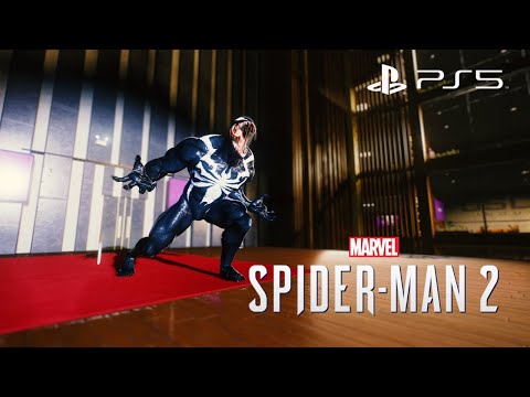 Venom Escape From Oscorp Buidling - Marvel's Spider Man 2 Venom Gameplay