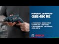 Miniatura vídeo do produto Furadeira de Impacto Reversível GSB 450 450W 127V