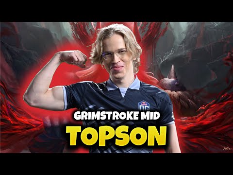 Topson Grimstroke Mid Last Pick in SEA Server