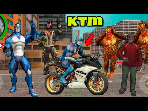 Rope Hero Steal Ktm Bike From Gta 5 || rope hero game ki video