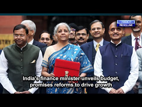 India's finance minister unveils budget, promises reforms to drive growth