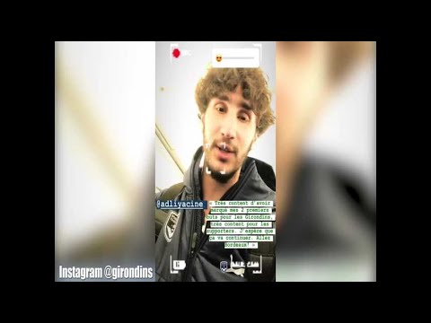 Les mots de Yacine Adli aux supporters des Girondins