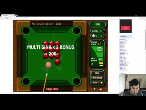 Let's Play Powerpool (High Score Attempt) - Flash Game