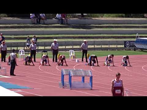 100m U18yrs Boys Final, Australian All Schools Championships, SA Athletics Stadium 9/12/2017
