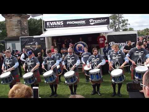 Shotts & Dykehead Drum Corps - World Championships 2017 - Drum Salute