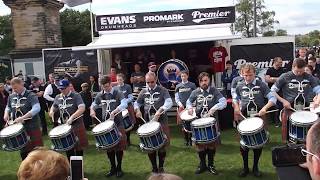 Shotts & Dykehead Drum Corps - World Championships 2017 - Drum Salute