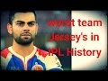 Worst team jerseys in IPL history of 10 years