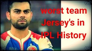 Worst team jerseys in IPL history of 10 years