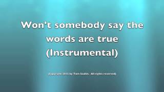 Won't somebody say the words are true (instrumental)