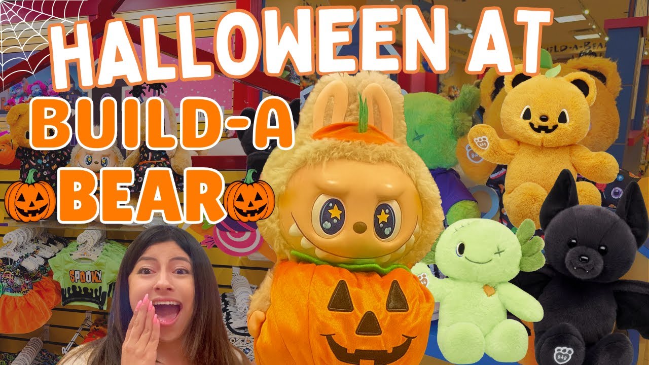 Build-A-Bear Halloween 2025: All New Releases, Outfits &  Labubu Pumpkin Makeover