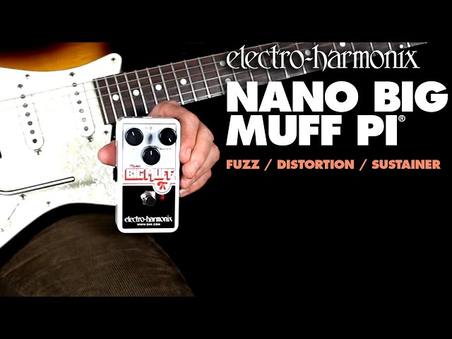 Video teaser for Electro-Harmonix Nano Big Muff Pi Fuzz / Distortion / Sustainer Pedal (Demo by Bill Ruppert)