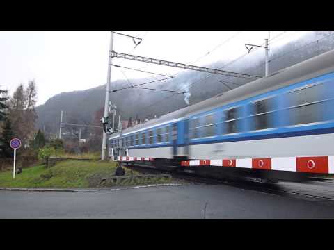 MIMOŘÁDNĚ S LOKOMOTIVOU ČDC - Průjezd vlaku R 776 Radobýl ve Vaňově u Ústí nad Labem