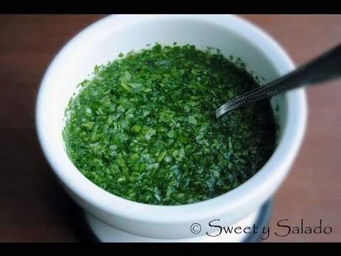 COLOMBIAN AJÍ VERDE | How To Make Colombian Green Hot Sauce | SyS