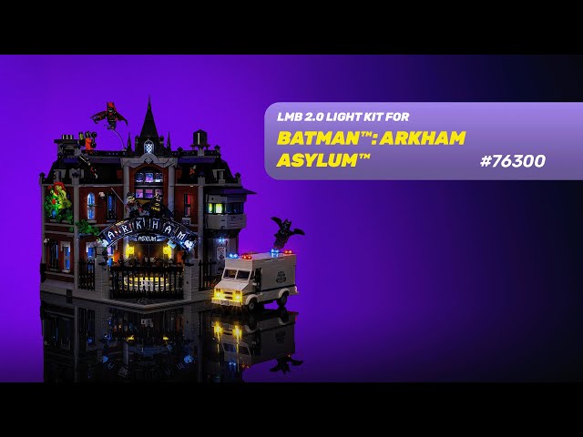 Video teaser for LIGHT MY BRICKS - Batman™  Arkham Asylum™ 76300