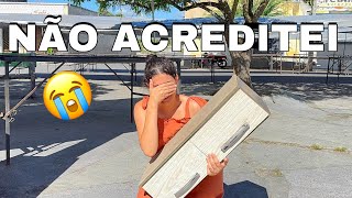 DEPOIS DE TANTO TEMPO… FINAL GANHAMOS UM ARMÁRIO USADO 🙏🏻😭