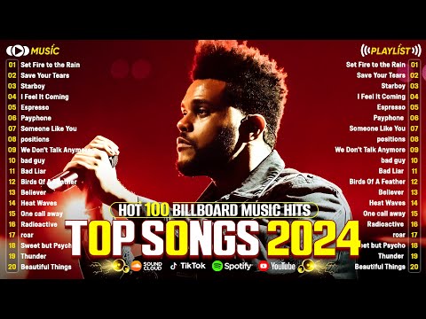The Weeknd, Adele, Taylor Swift, Bruno Mars, Rihanna, Maroon 5 - Billboard Top 50 This Week