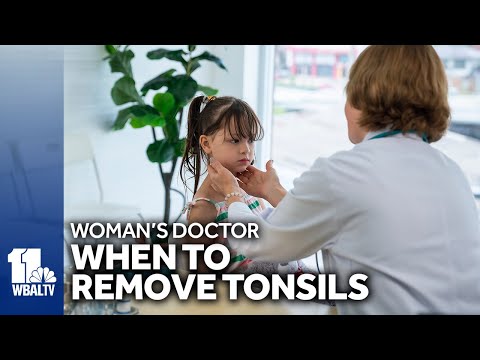 This is when kids need to get tonsils out