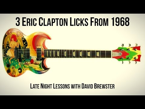 3 Eric Clapton Licks From 1968