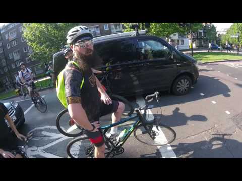 CYCLIST VS CYCLIST ROAD RAGE - "If you're scared you shouldn't be on the f**king road"