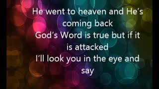 My God by Go Fish Guys Lyrics