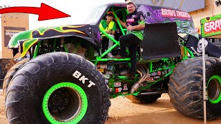 Jason Tours the Monster Trucks Event with Alex Vlog
