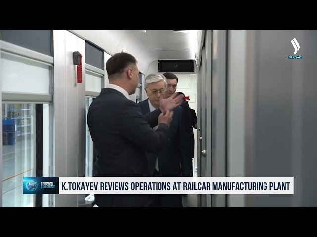 Президент Stadler Kazakhstan заводу менен таанышты