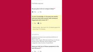 How to Complete the CMU Daily Self-Assessment (Faculty/Staff)