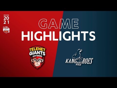 GAME HIGHLIGHTS | Dave Dudzinski | Telenet Giants Antwerp vs Kangoeroes Basket