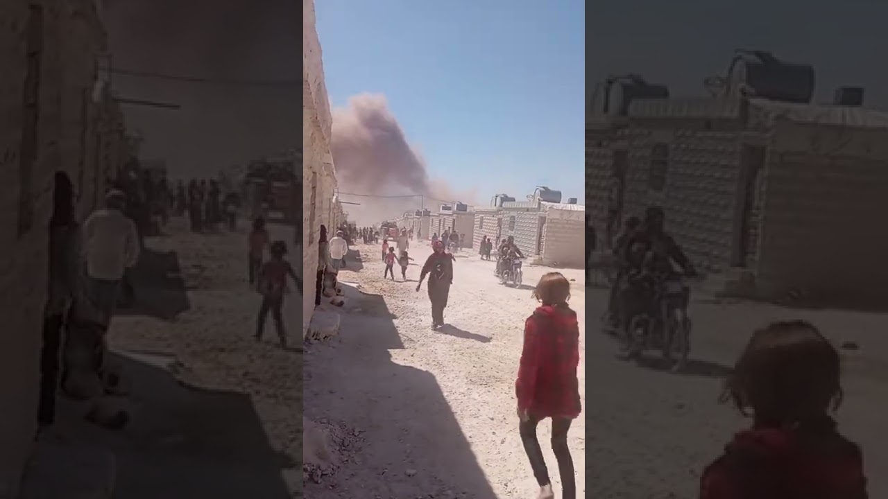 Rusya İdlib'de mülteci kampını bombaladı