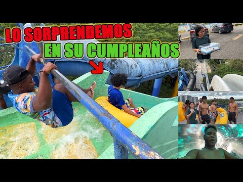 VIAJAMOS A SANTIAGO PARA SORPRENDER A ESTE CHICO EN SU CUMPLEAÑOS (NOS FUIMOS A MUNDO AQUATICO)