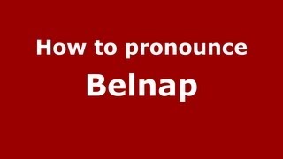 How to pronounce Belnap