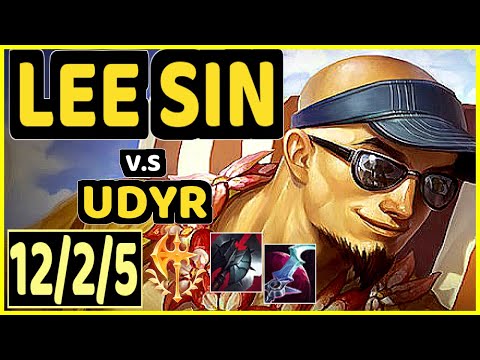 LEE SIN vs UDYR - 12/2/5 KDA JUNGLE GAMEPLAY - NA Ranked DIAMOND