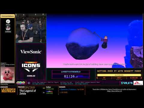 Getting Over It with Bennett Foddy en 2:43 (Glitchless%) [SGDQ2018]