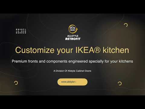 Customize your IKEA® kitchen with the Allstyle Retrofit Solution!