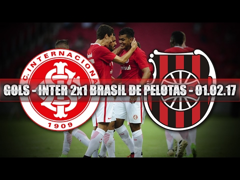 GOLS - INTERNACIONAL 2x1 BRASIL DE PELOTAS - 01.02.17