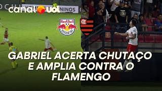 GOL DO BRAGANTINO! GABRIEL ACERTA CHUTAÇO DE FORA DA ÁREA E AMPLIA CONTRA O FLAMENGO