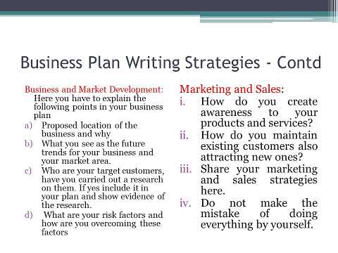 MODULE 9: Business Plan Development