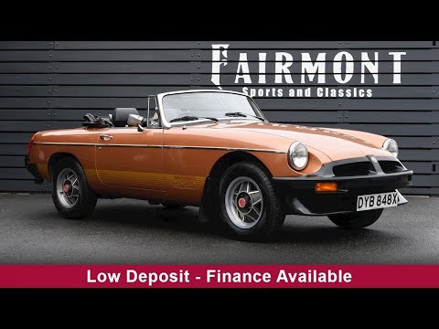 1982 MGB LE Roadster - Fairmont Sports and Classics
