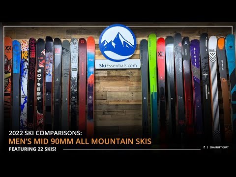 2022 Mens Mid-90 All-Mountain Ski Comparison with SkiEssentials.com
