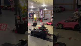 The dads were putting in work for the kids at the first ever Power Wheels Battle #dragracing