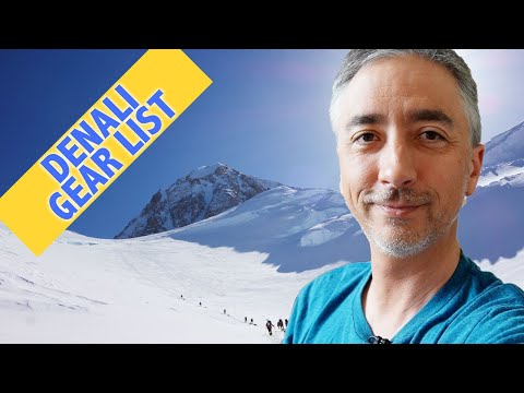 Mountaineering Solo Denali Climbing Expedition Gear (4k UHD)