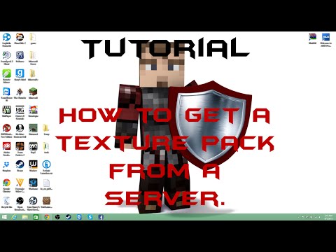 Tutorial How to get a texture pack from a server.