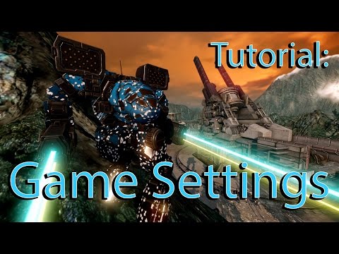 MWO Tutorial - Game Settings