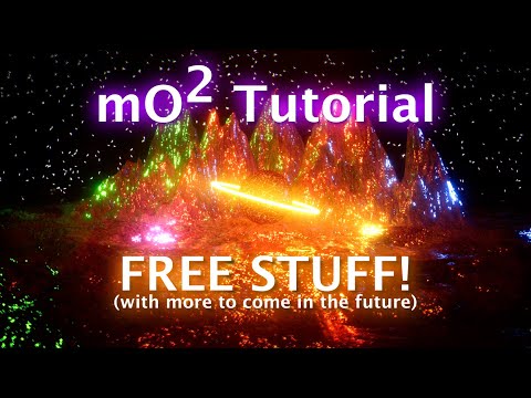 MotionVFX mO2 Tutorial - FREE STUFF - Creating and Abstract Mountain Scene