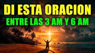 ORACIÓN PODEROSA DE LA MADRUGADA 🙏 | SI DIOS TE DESPIERTA ENTRE LAS 3 Y 6 AM, HAZ ESTO